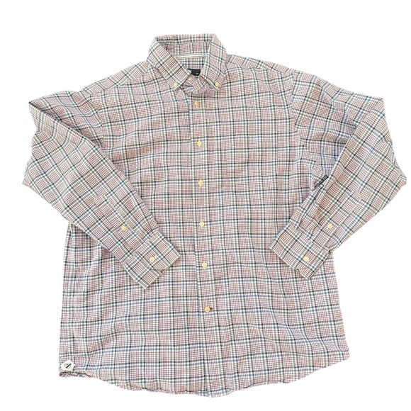 Daniel‎ Cremieux Classics Men’s L Purple Checkered Button up - Picture 1 of 6